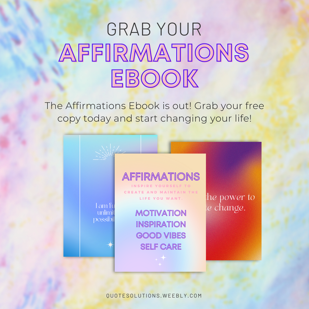 Free Affirmations Ebook and Journal